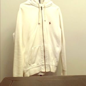 Large zip up Ralph Lauren hoodie